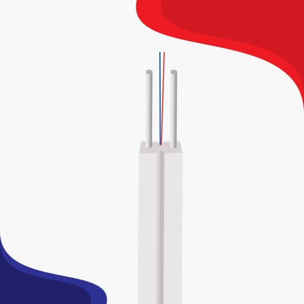 2core Single Mode Fiber Optic Cable ELV-3002