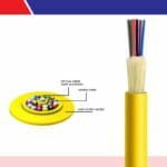 8core Sm Indoor Tight Buffered Fiber Optic Cable Lszh G.652d